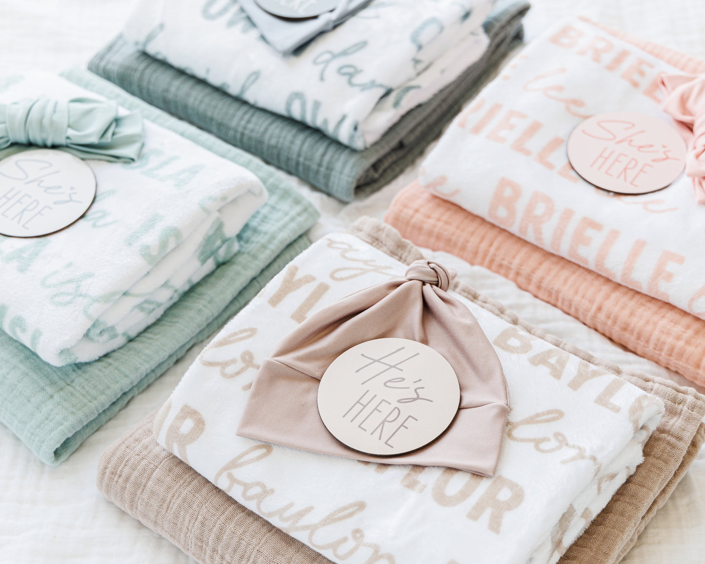 4 Piece Bundle - Seafoam