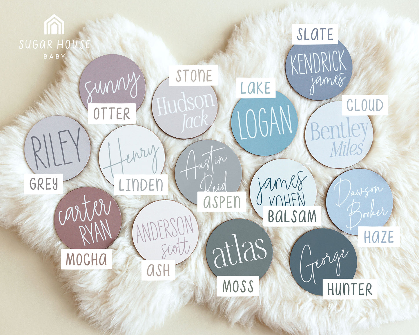Baby Name Sign 3.5"