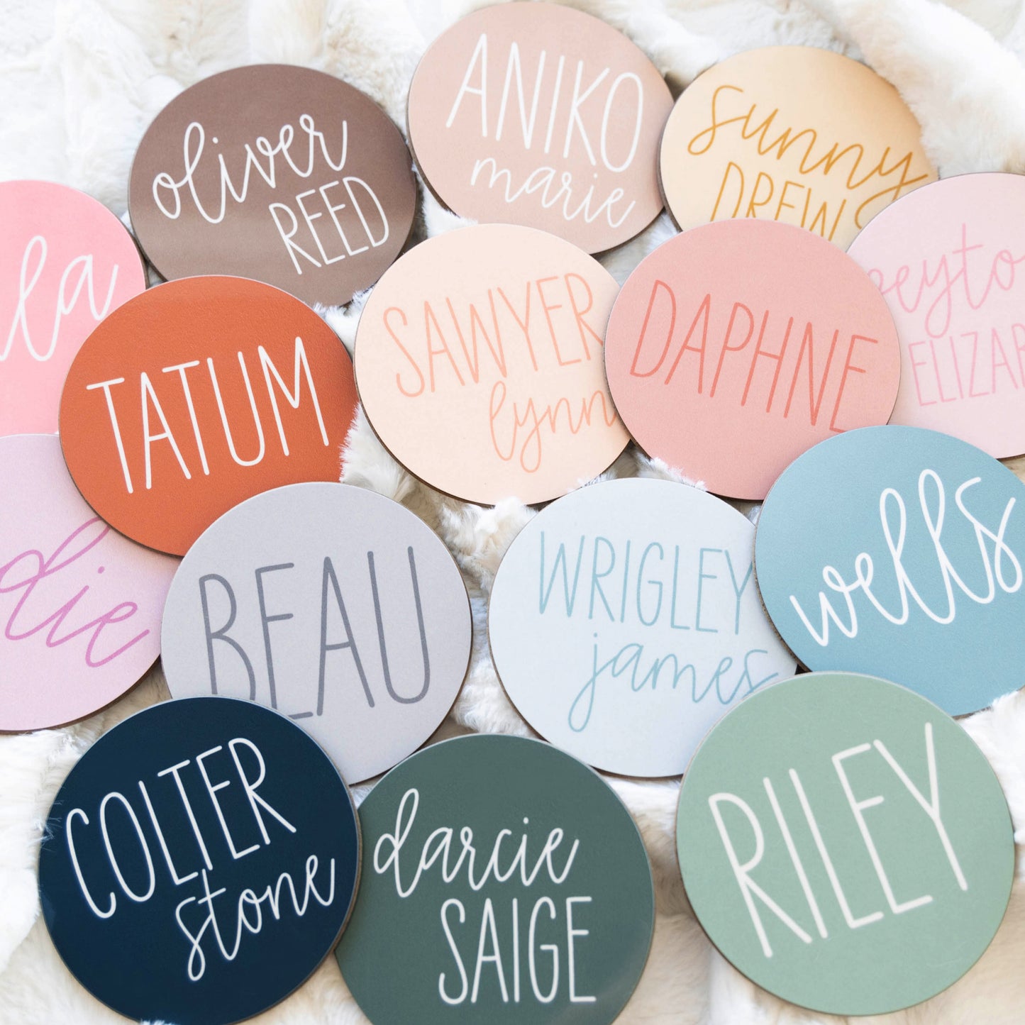Baby Name Sign 3.5"
