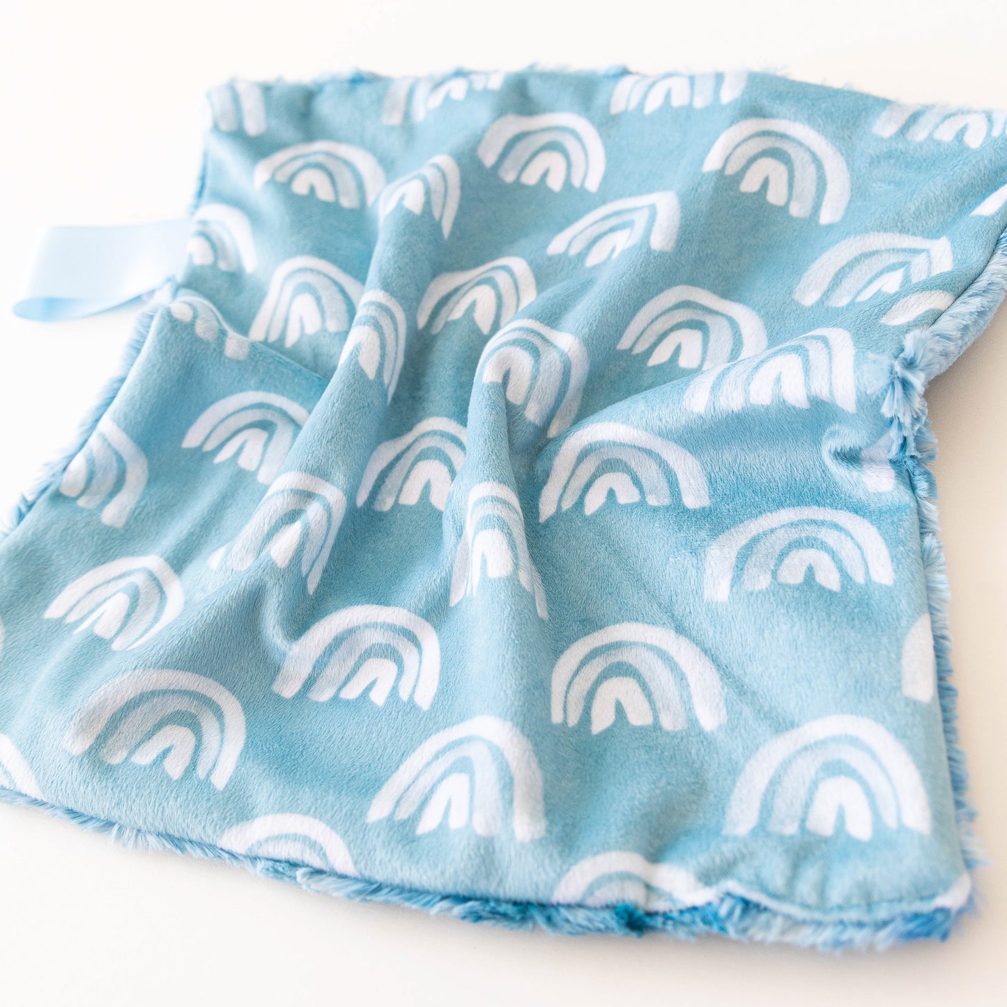 Blue Rainbow Lovey