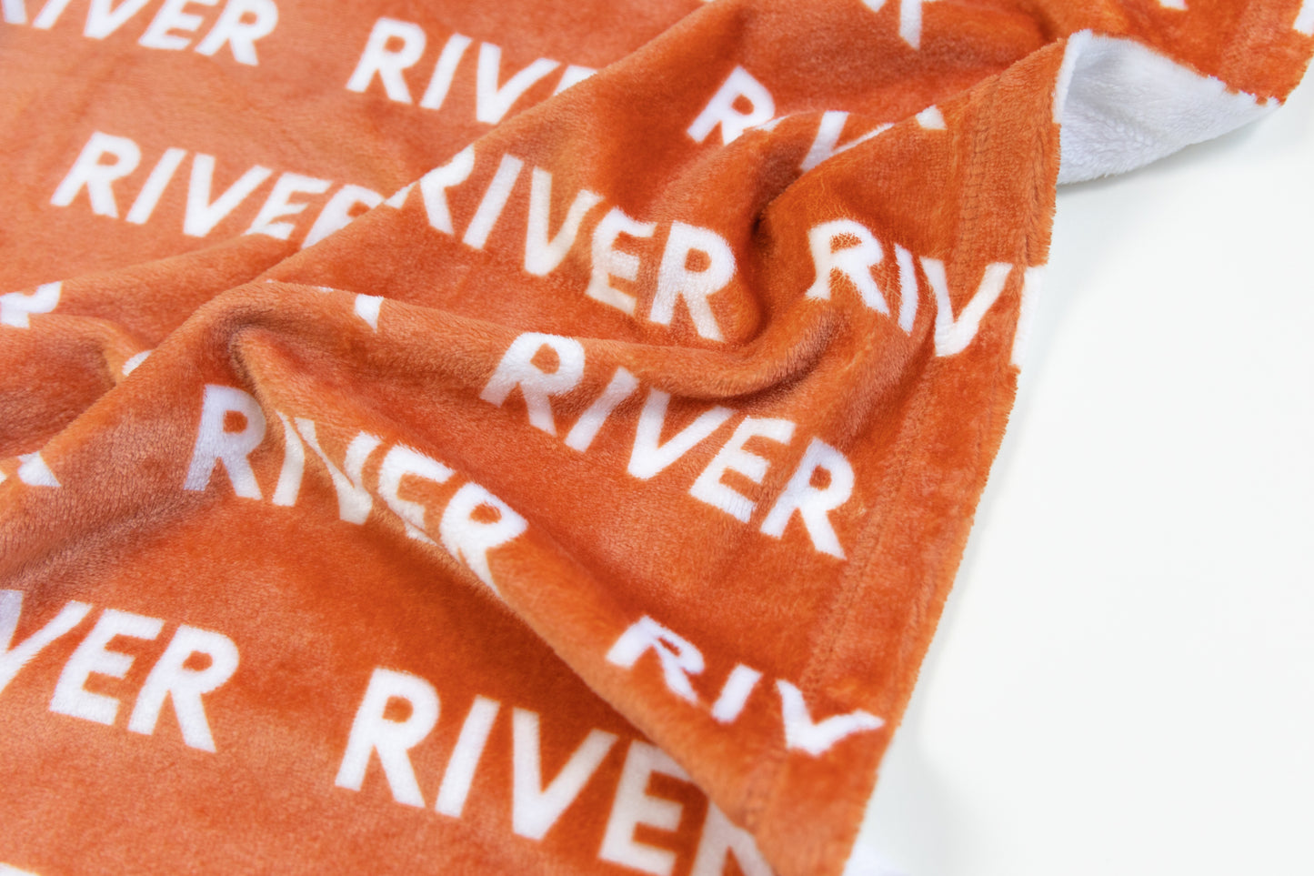 Plush minky blanket - cedar