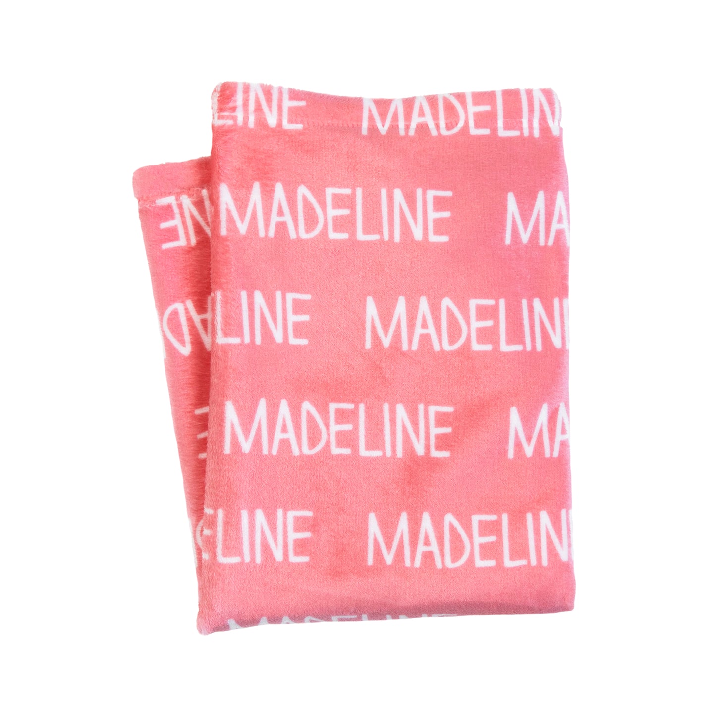 Plush Minky Blanket - Coral