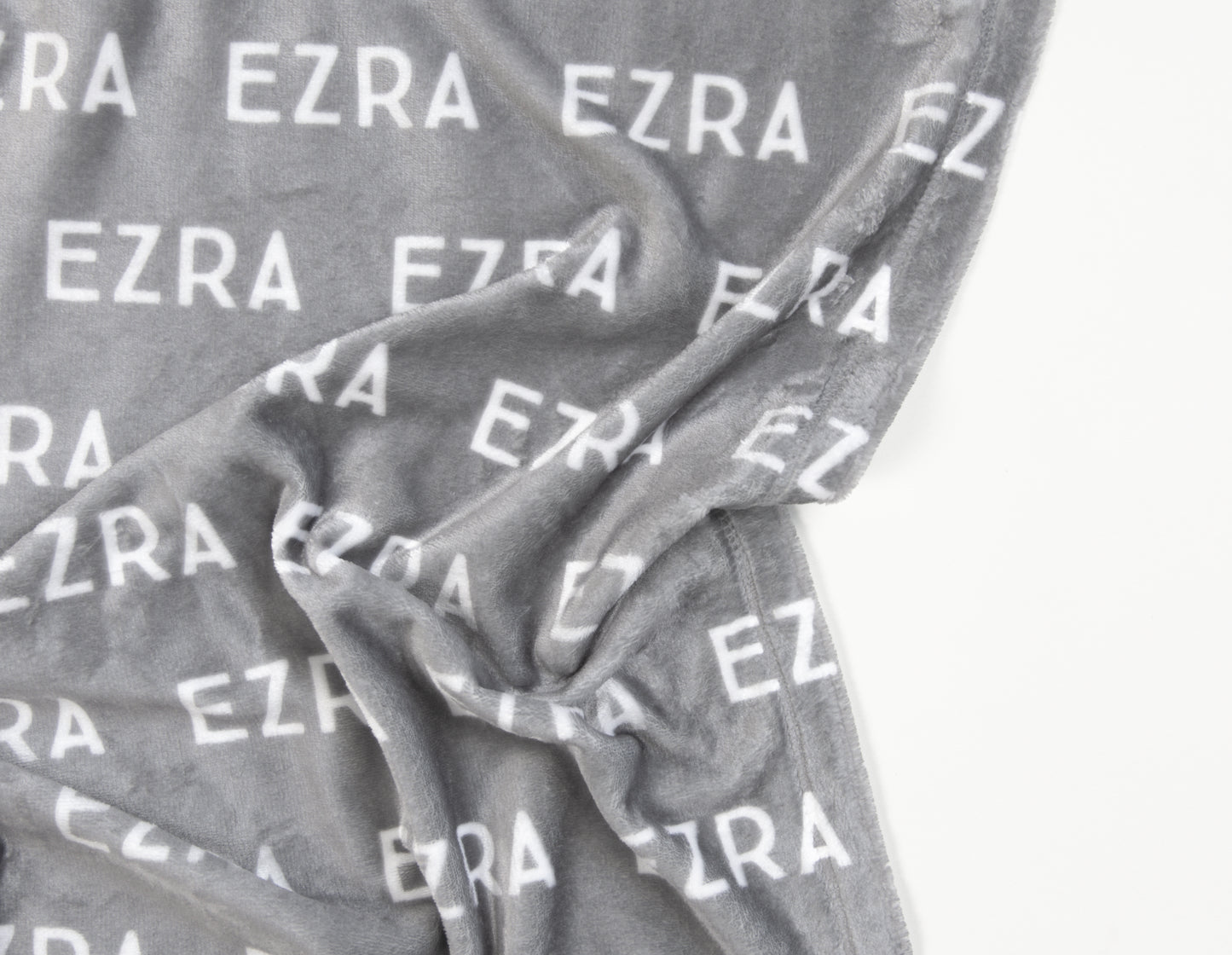 Plush Minky Blanket - Grey
