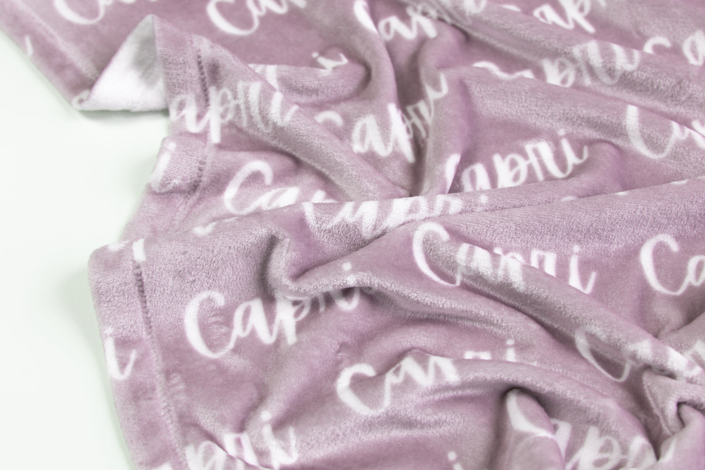 Plush Minky Blanket - Lilac