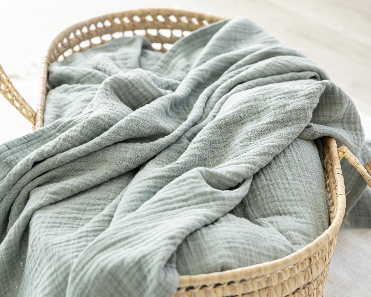 Deluxe Muslin Blanket - Linden