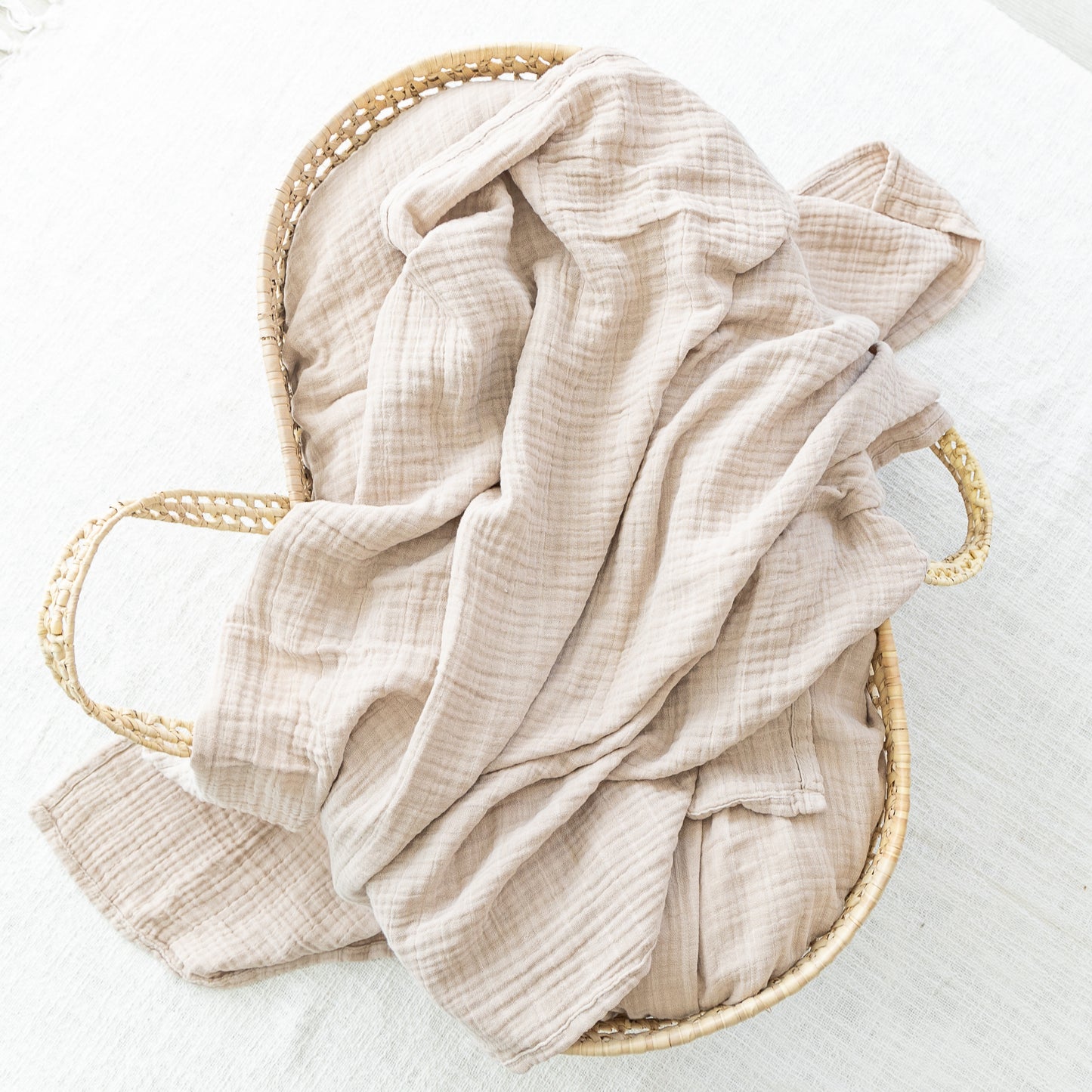 Deluxe Muslin Blanket - Oat