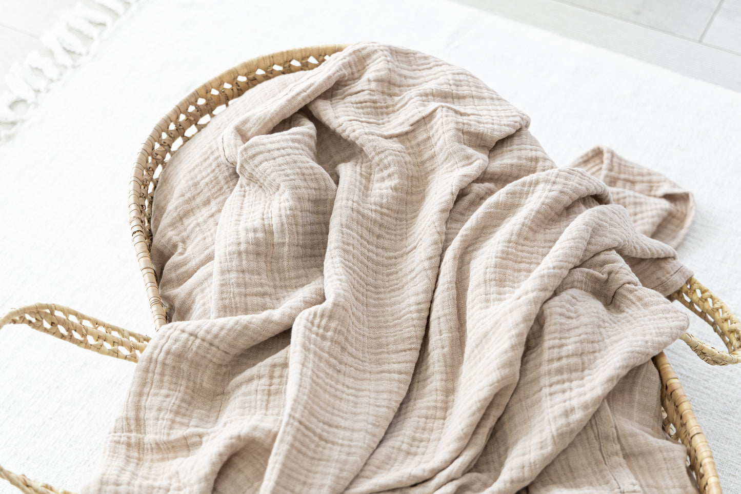 Deluxe Muslin Blanket - Oat