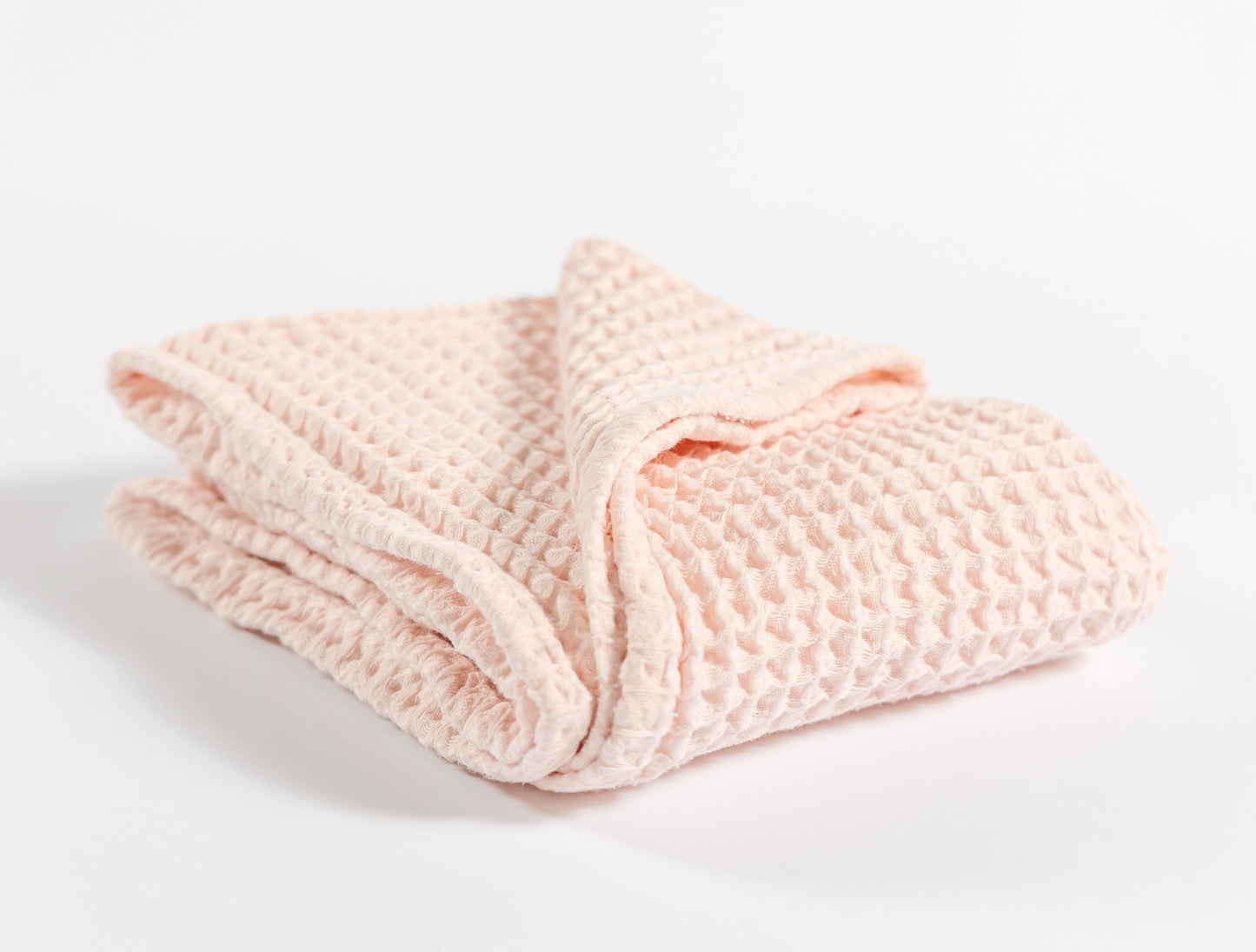 Waffle Blanket - Pale Pink
