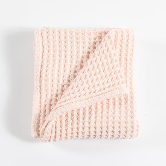 Waffle Blanket - Pale Pink