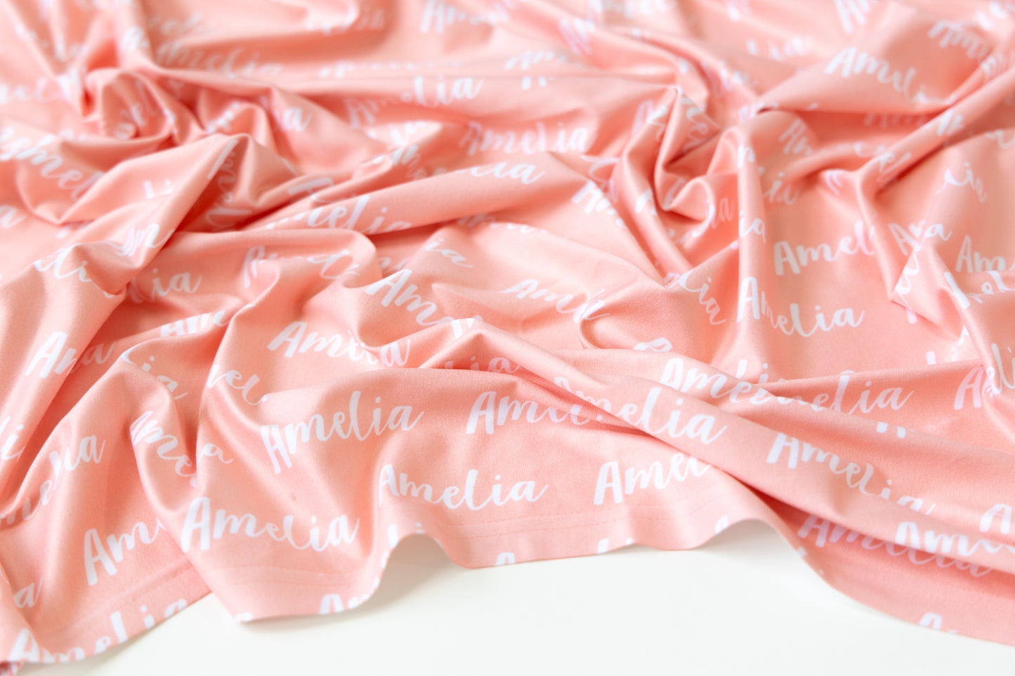 Stretchy Jersey Blanket - Peach