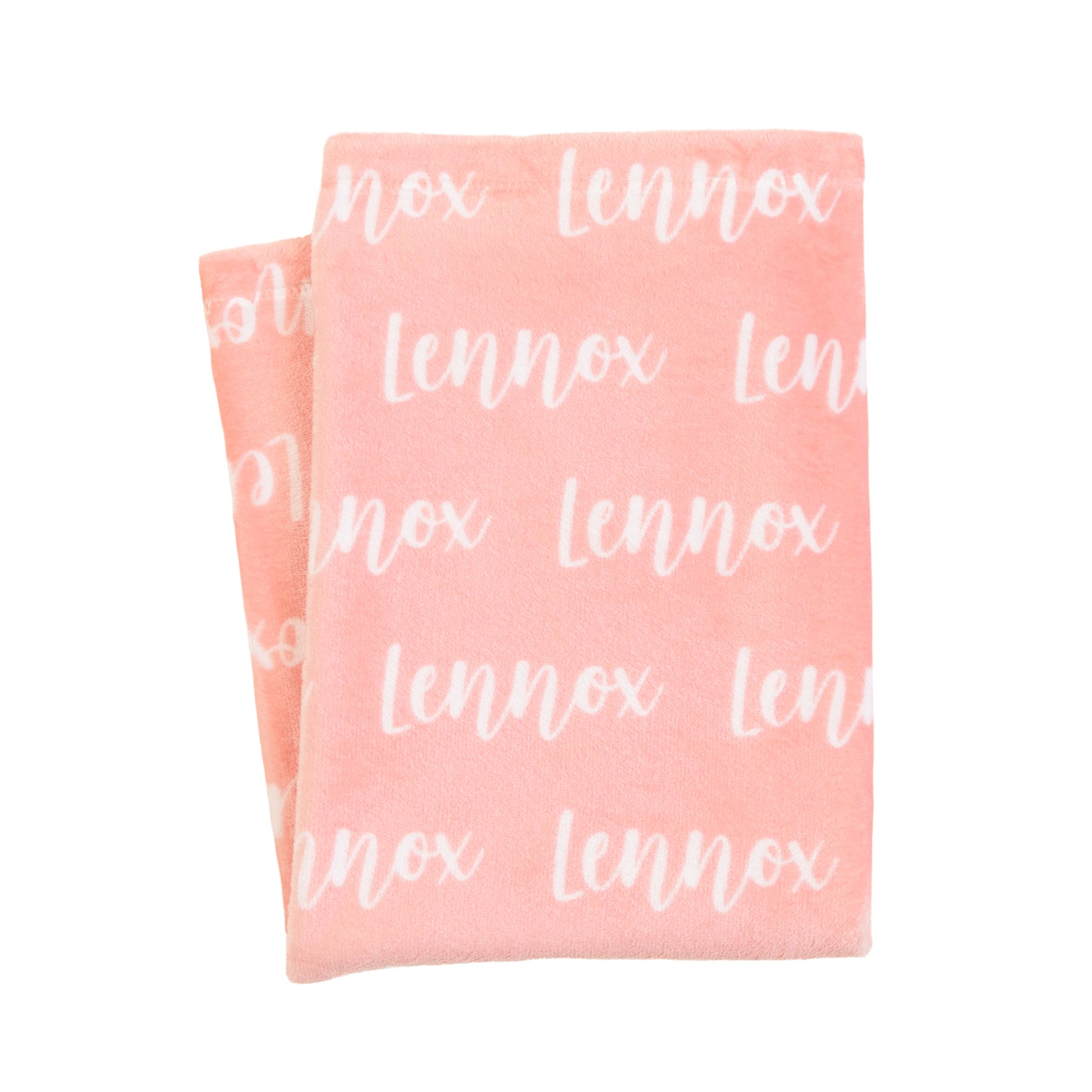 Plush Minky Blanket - Peach