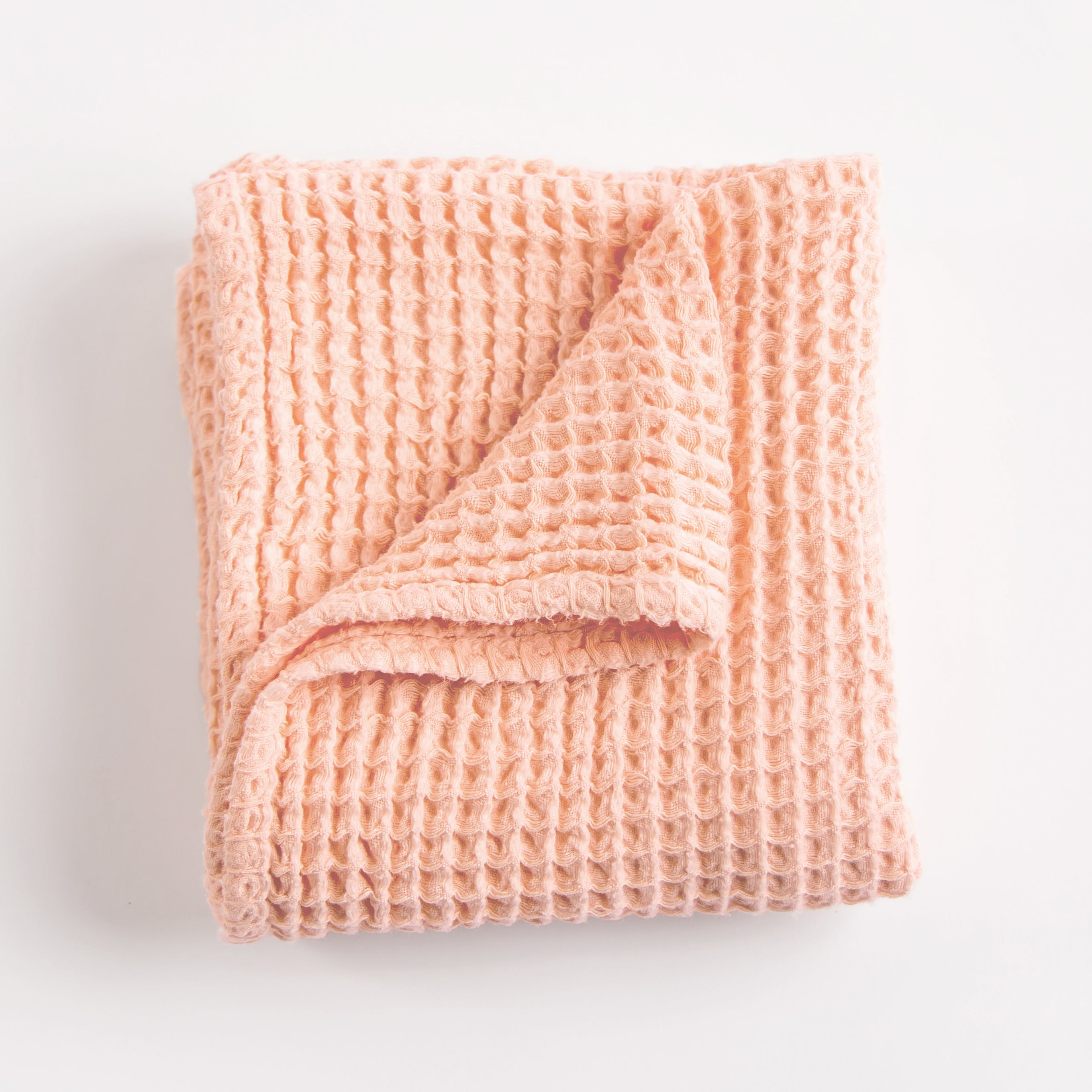 Waffle Blanket Peach – Sugar House Baby