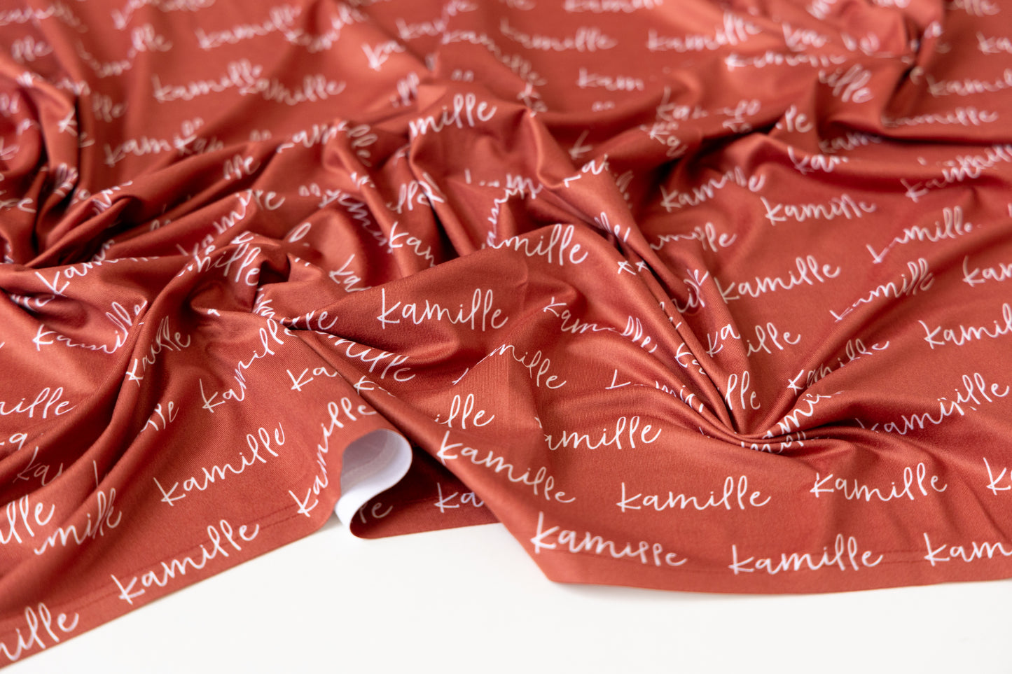 Stretchy Jersey Blanket - Rust