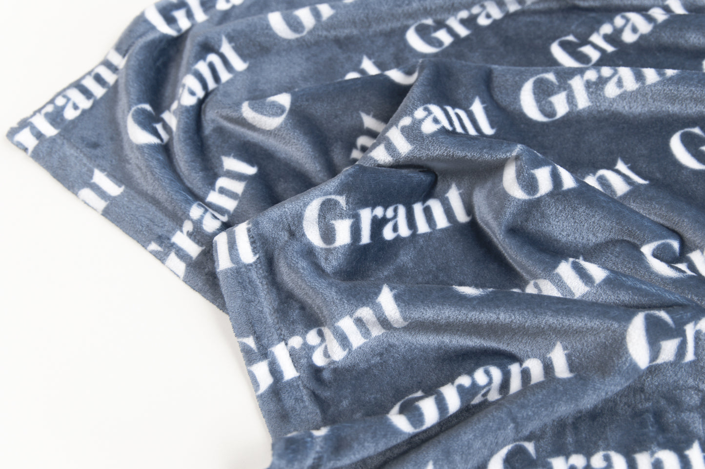 Plush Minky Blanket - Slate