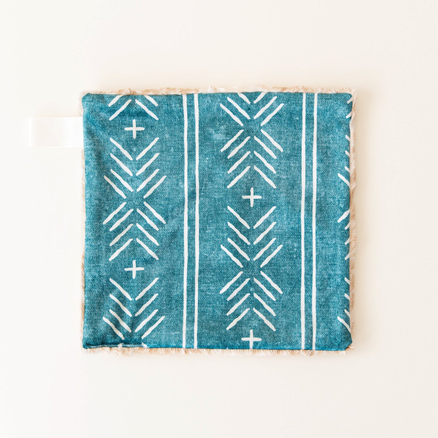 Teal Mudcloth Lovey
