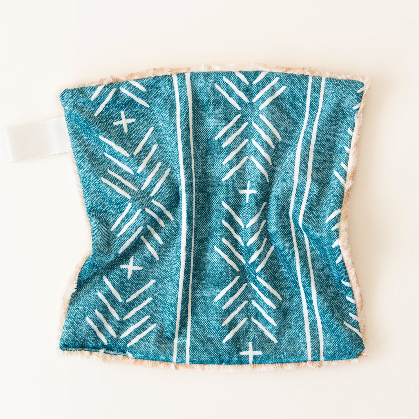Teal Mudcloth Lovey