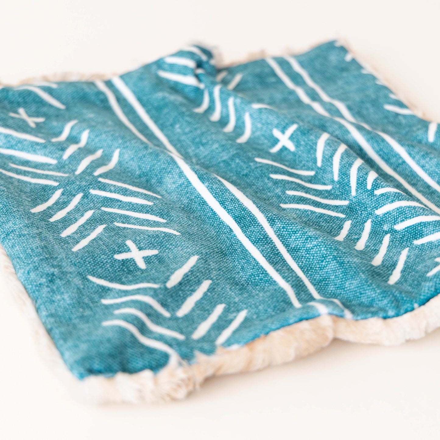 Teal Mudcloth Lovey