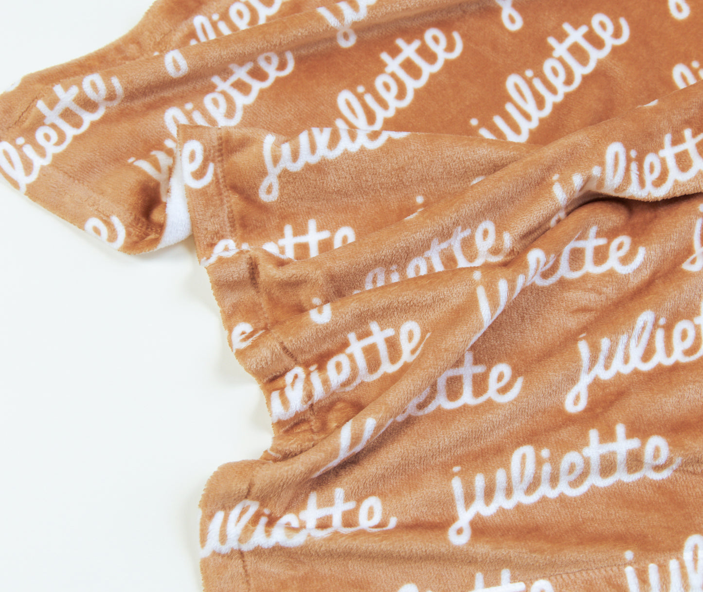 Plush Minky Blanket - Walnut