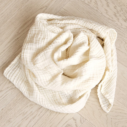 Classic Muslin Swaddle - Ivory