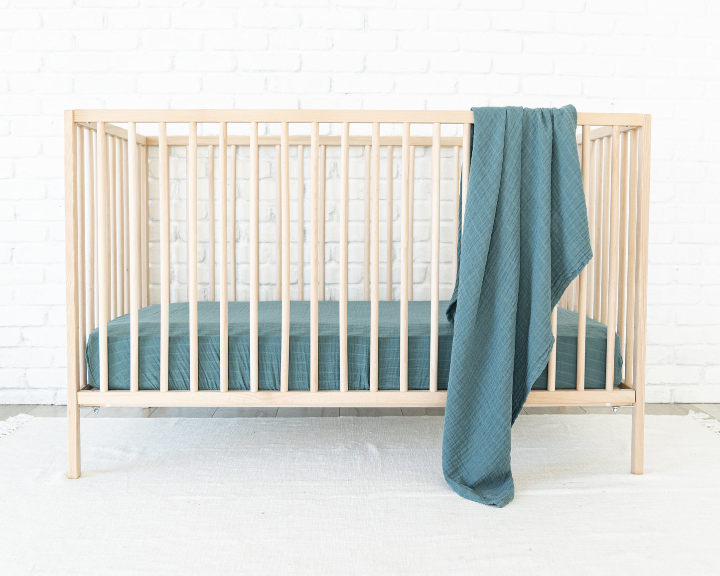 Deluxe Muslin Crib Sheet - Balsam