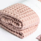 Waffle Baby Blanket - Blush