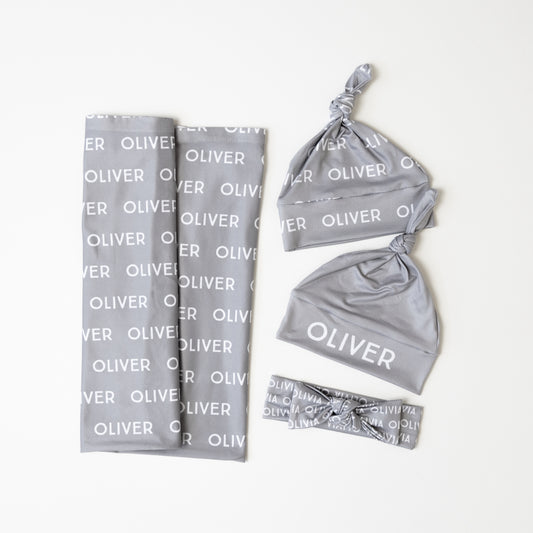 Stretchy Jersey Set - Grey