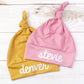 Baby Name Hat - Stretchy Jersey - the Sugar House