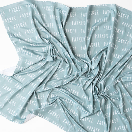 Stretchy Jersey Blanket - Ocean