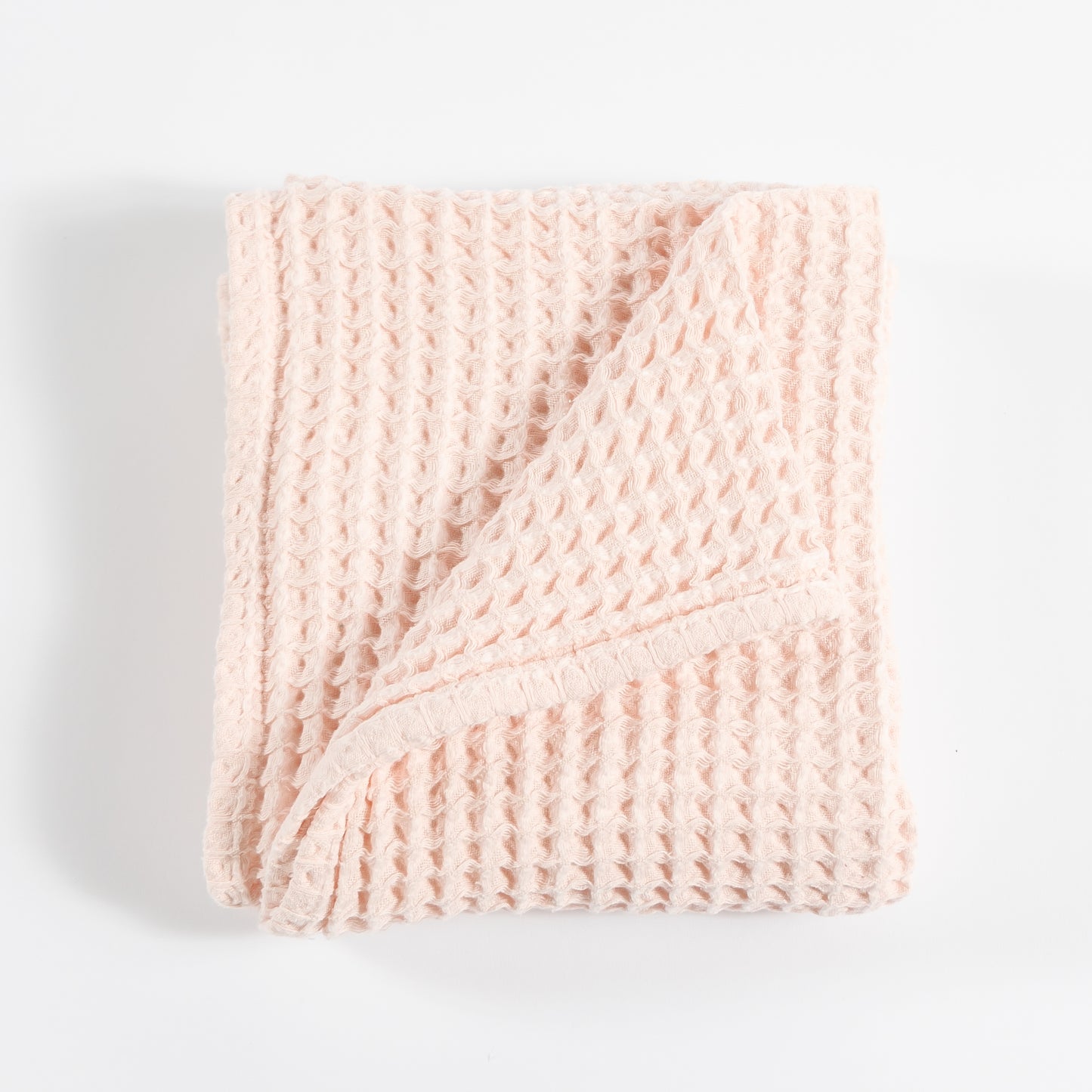 Waffle Blanket - Pale Pink