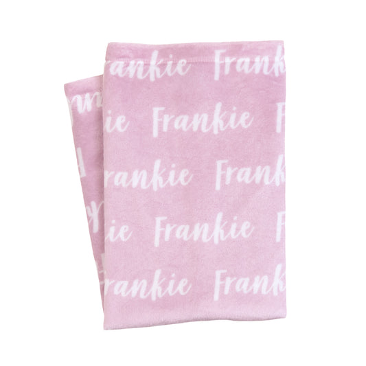Plush Minky Blanket - Peony