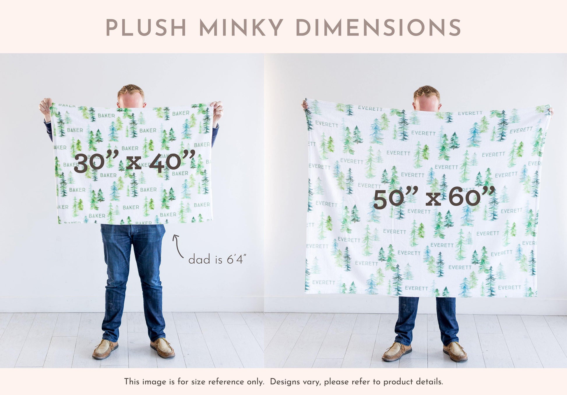 Baby minky blanket size sales