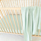 Deluxe Muslin Crib Sheet - Seafoam