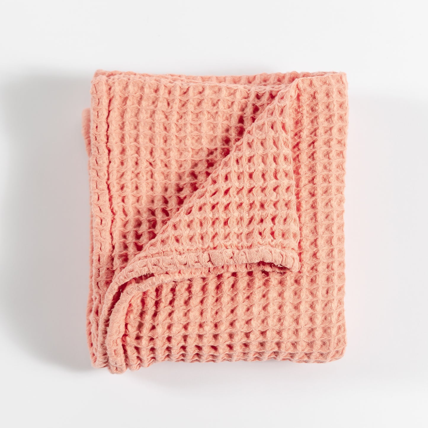 Waffle Baby Blanket - Apricot