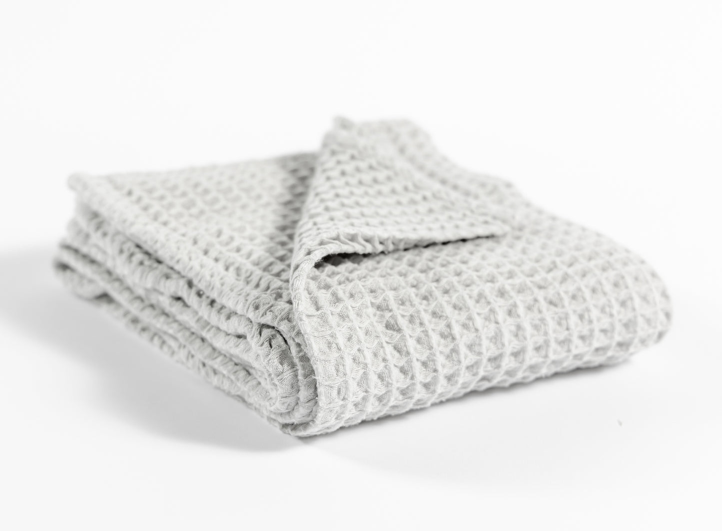 Waffle Blanket - Light Grey